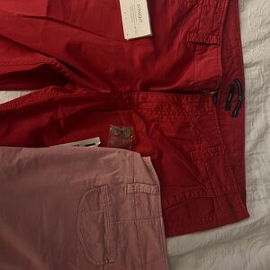 GAP Red or Pink Straight Pants